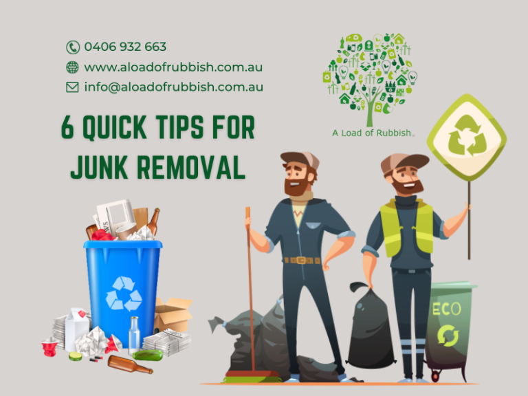 6 Quick Tips For Junk Removal