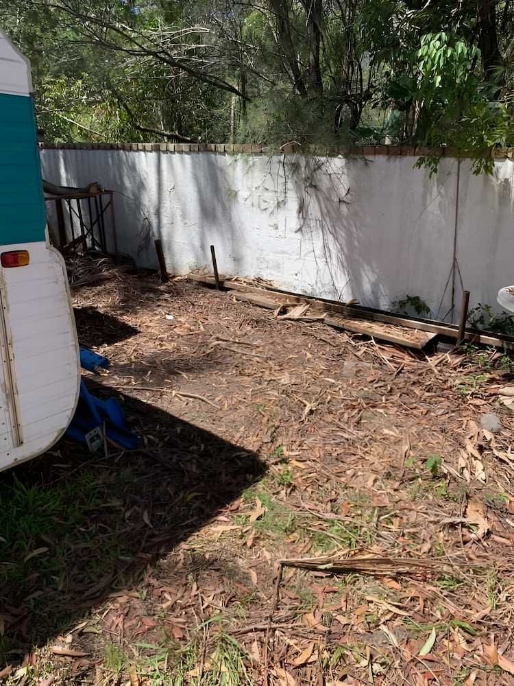 After rubbish removal