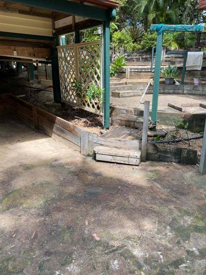 After rubbish removal