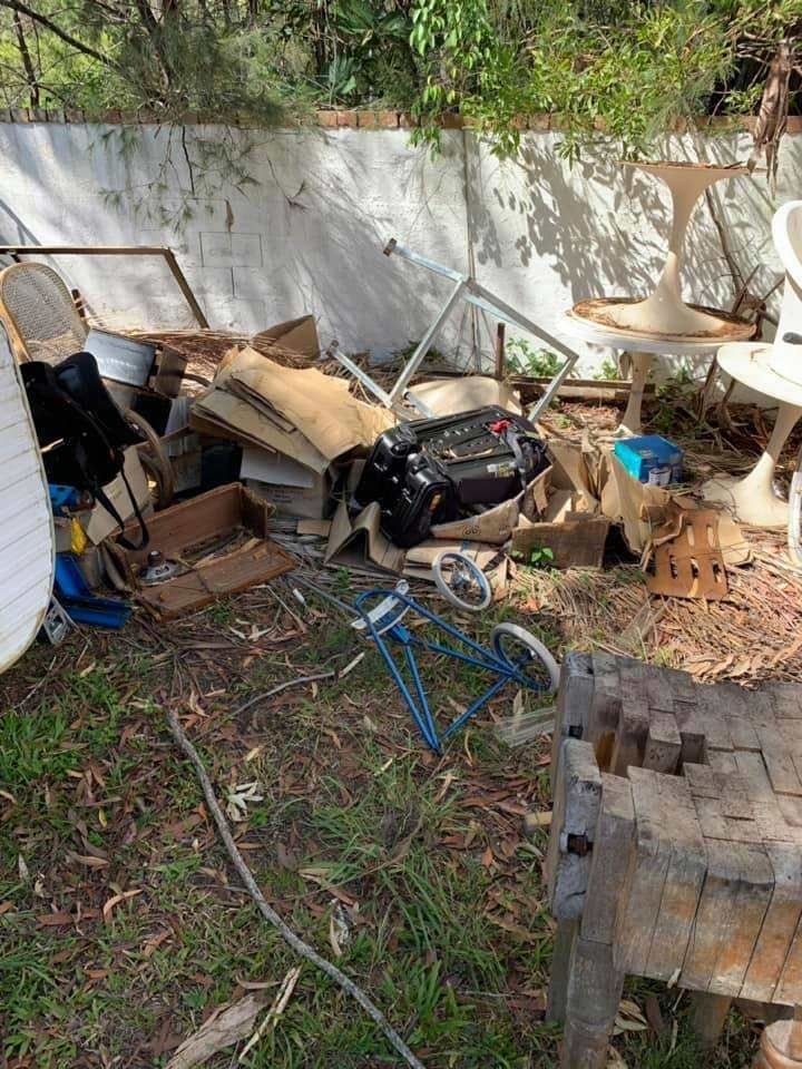 Before rubbish removal