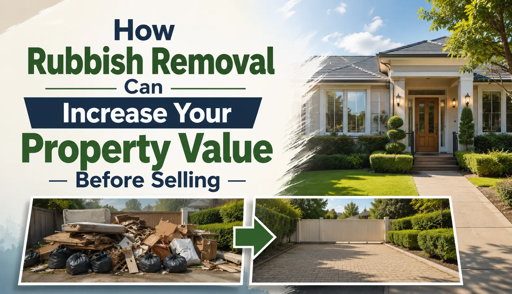 How Rubbish Removal Can Increase Your Property Value Before Selling