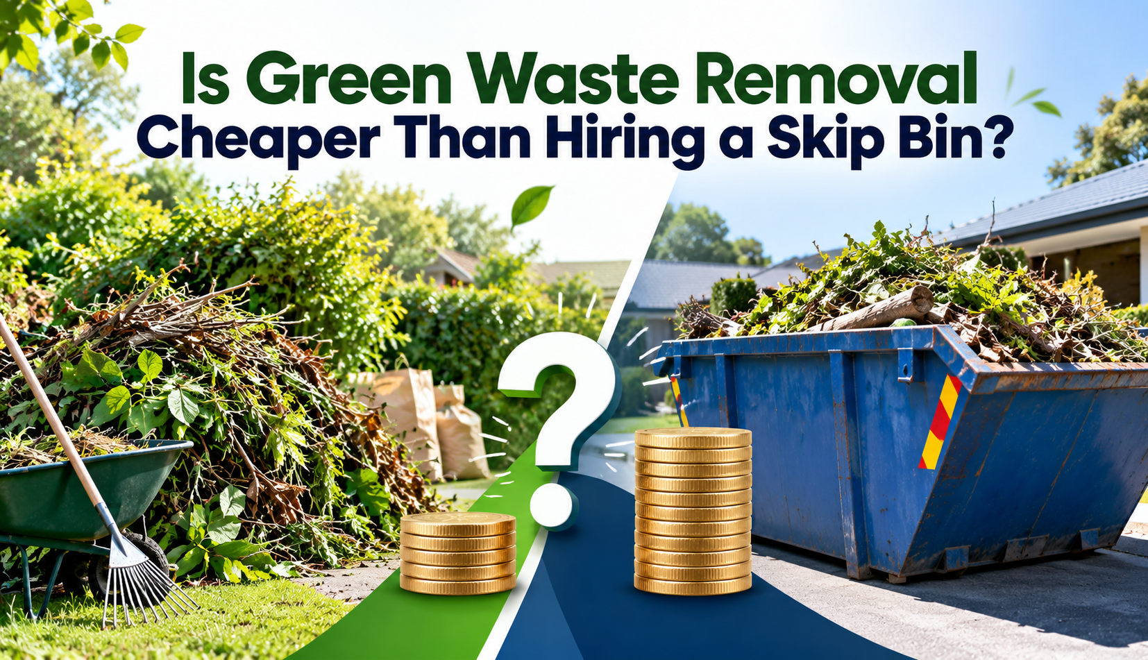 Is Green Waste Removal Cheaper Than Hiring a Skip Bin?